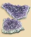 Amethyst group from druse pieces for charging 300-320 g