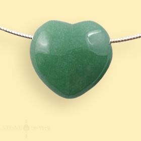 Heart pendant aventurine large 5.50 EUR*/pc.